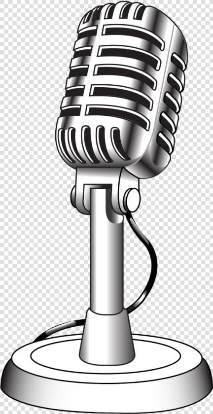 Old Style Microphone Illustration  HD Png DownloadTransparent PNG