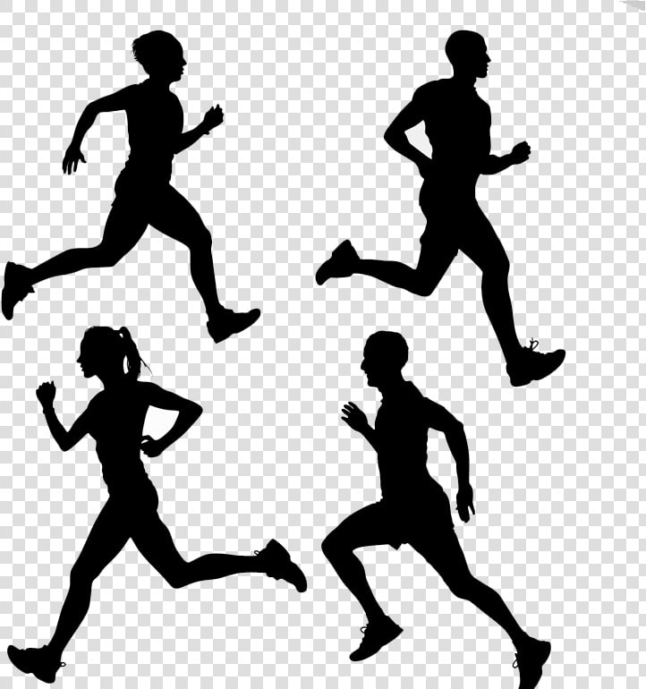 Gender Neutral Runner Silhouette  HD Png DownloadTransparent PNG