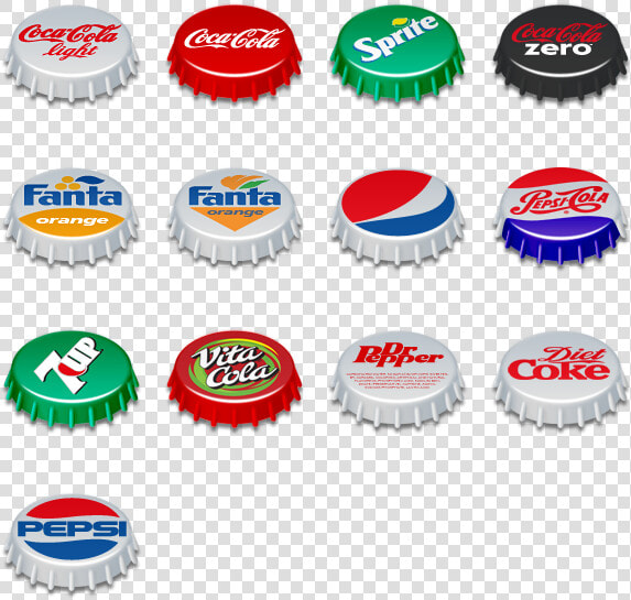 Soda Bottle Top Icons   Png Download   Bottle Top Pop Art Vector  Transparent PngTransparent PNG