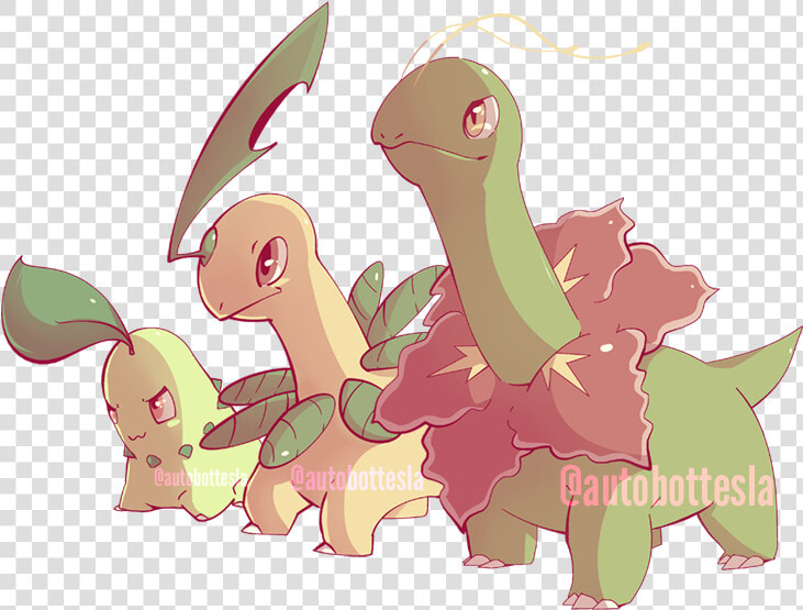 Chikorita Bayleef Meganium  HD Png DownloadTransparent PNG