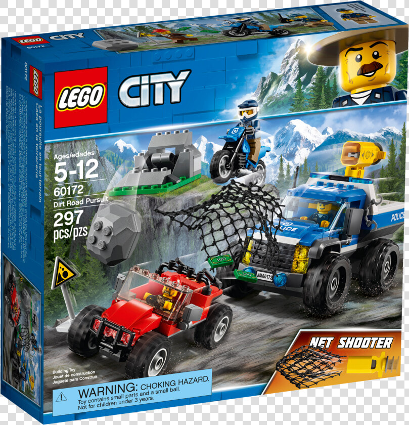 Lego City Mountain Police Dirt Road Pursuit Kmart  HD Png DownloadTransparent PNG