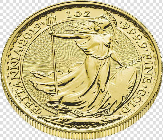 Britannia 2019 1 Oz Gold Coin   2019 Britannia  HD Png DownloadTransparent PNG