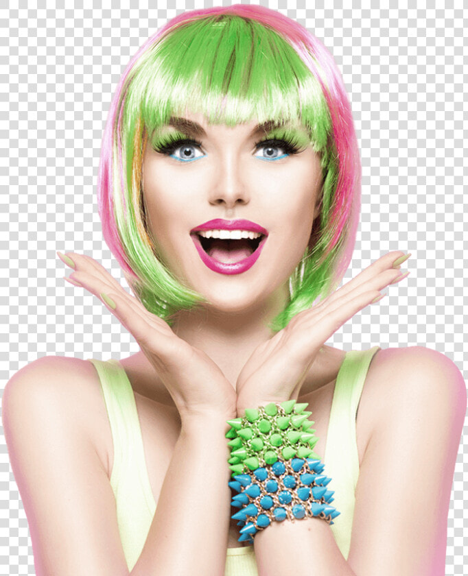 Transparent Pink Wig Png   Belleza Sorprendida  Png DownloadTransparent PNG