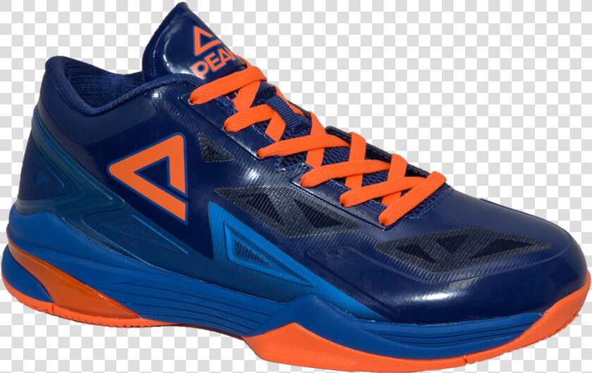 Peak Lightning Blue   Orange   Sneakers  HD Png DownloadTransparent PNG