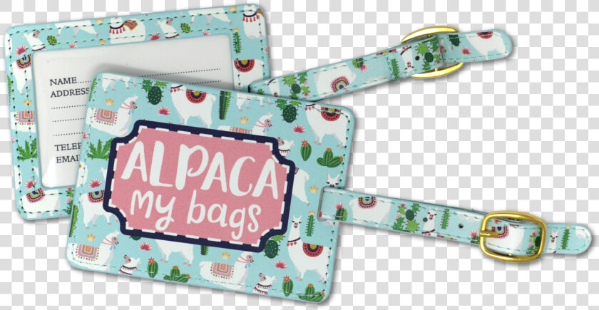 Sc Alpaca My Bags Luggage Tag   Coin Purse  HD Png DownloadTransparent PNG