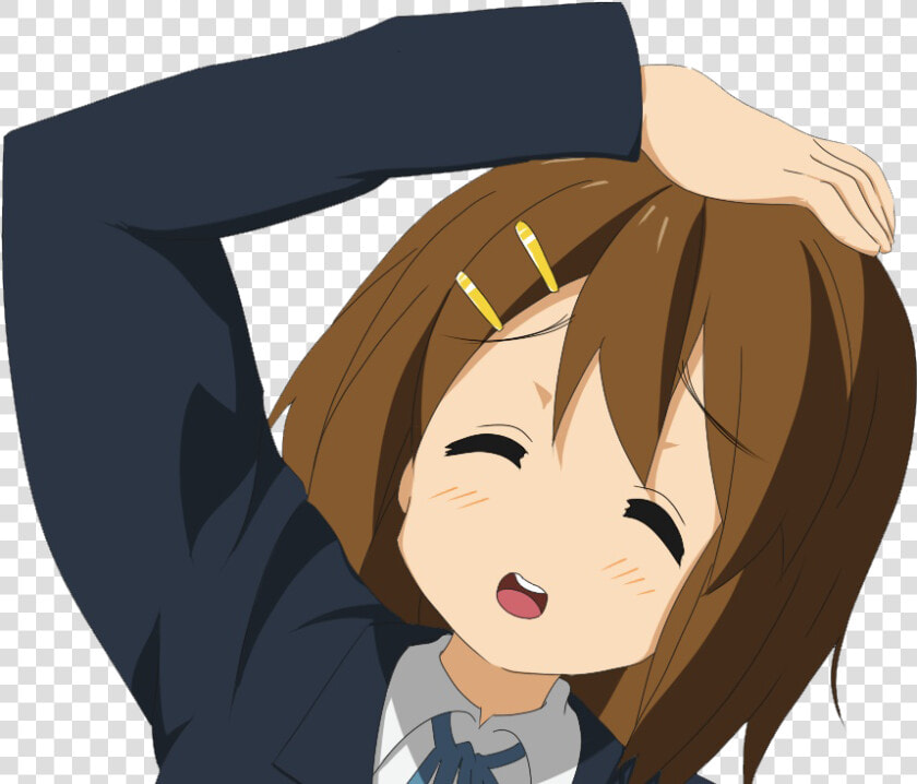 Sticker Kj Kikoojap Anime Yui Hirasawa   K On Ritsu Faces  HD Png DownloadTransparent PNG