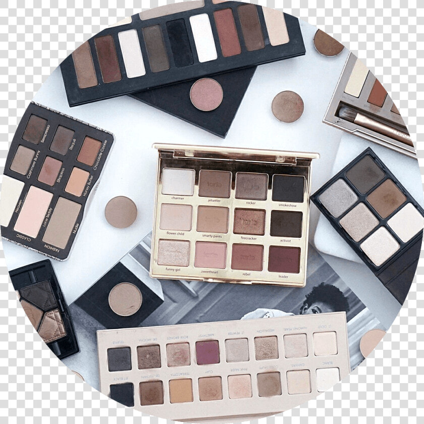 Makeup School In Nyc Eyeshadow Palettes Best   Nude Eyeshadows Flatlays  HD Png DownloadTransparent PNG