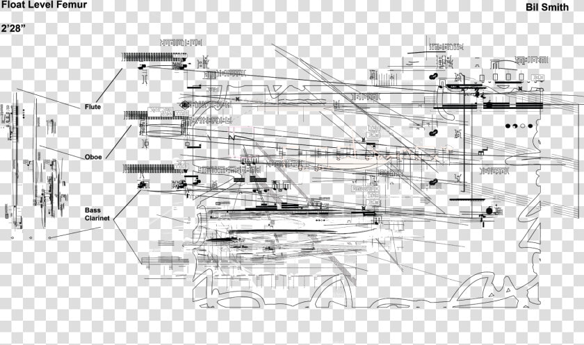 For Flute  Oboe And Bass Clarinet   Technical Drawing  HD Png DownloadTransparent PNG