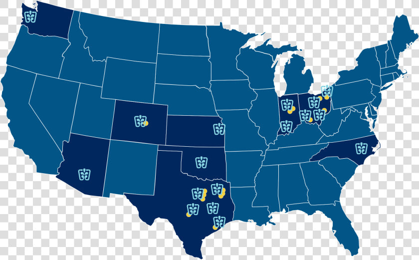 Locations Map   Assisted Suicide Legal In The Us  HD Png DownloadTransparent PNG