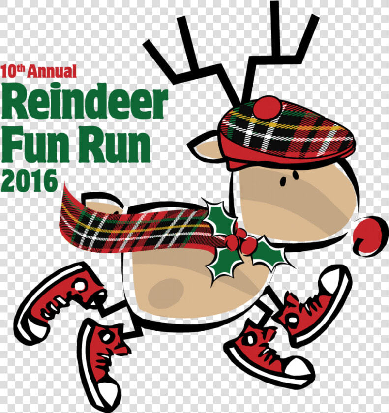 2016 Reindeer Fun Run   Reindeer Fun Run  HD Png DownloadTransparent PNG