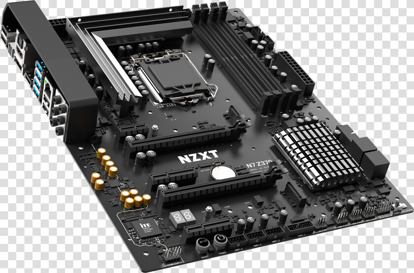 Nzxt N7 Intel Z370 Motherboard Lowright45  HD Png DownloadTransparent PNG