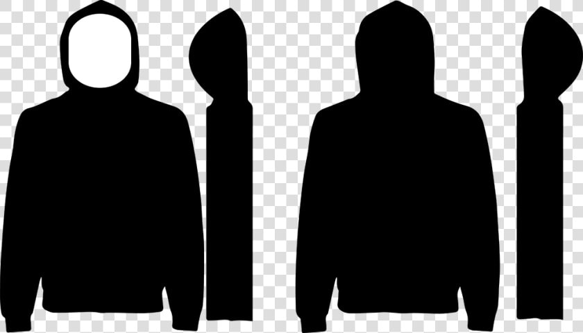 Free Hoodies Template   Black Hoodie Design Template  HD Png DownloadTransparent PNG