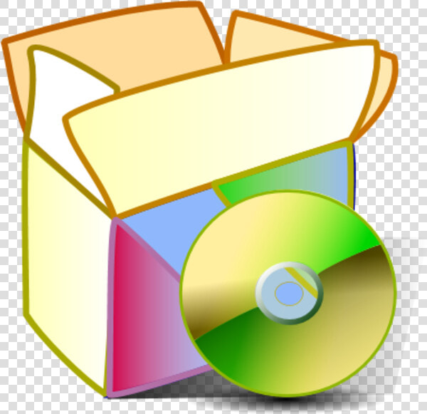 Package Box With Cd Dvd   Colorful Box Clipart  HD Png DownloadTransparent PNG