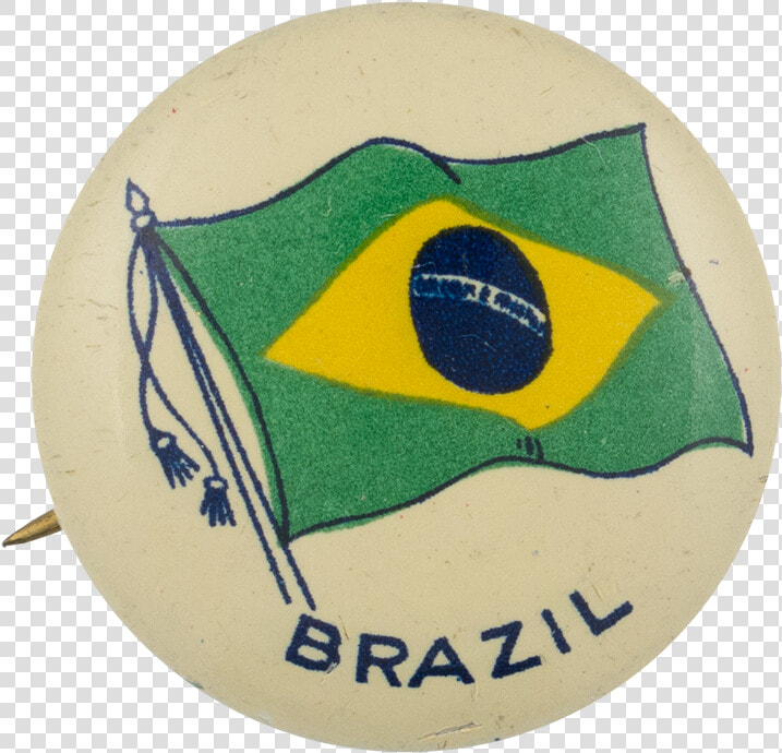 Brazil Flag Art Button Museum   Badge  HD Png DownloadTransparent PNG