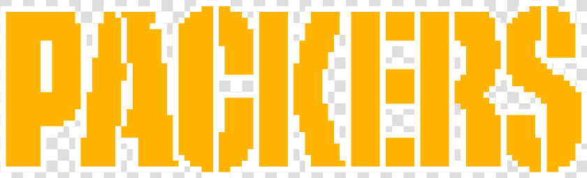 Pixelated Packers Wordart   Green Bay Packers Clip Art  HD Png DownloadTransparent PNG