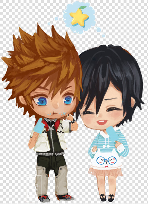 Kh Roxas Xion   Cartoon  HD Png DownloadTransparent PNG