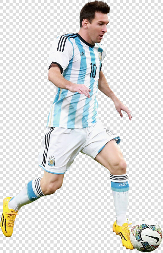 Lionel Messi Render   Jugador Pateando La Pelota Png  Transparent PngTransparent PNG