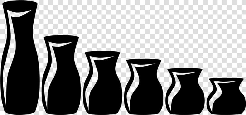 Glass Bottle ceramic cylinder   Vases Black And White Png  Transparent PngTransparent PNG