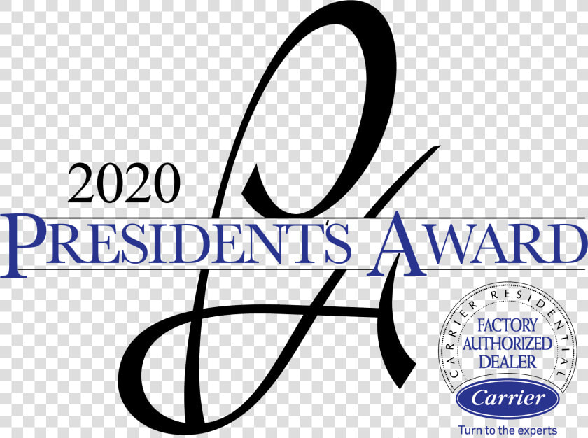 2020 Presidents Award From Carrier   Carrier Factory Authorized Dealer  HD Png DownloadTransparent PNG