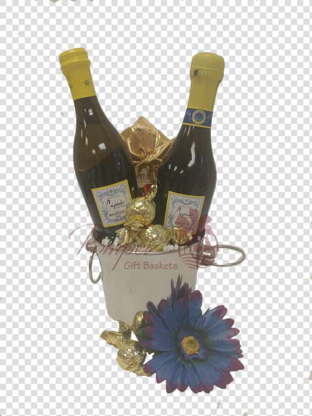 Two For You Prosecco Gift Basket  Cupcake Gift Basket   HD Png DownloadTransparent PNG