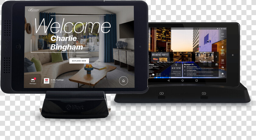 Intelity In room Tablets   Hotel Room Tablet  HD Png DownloadTransparent PNG