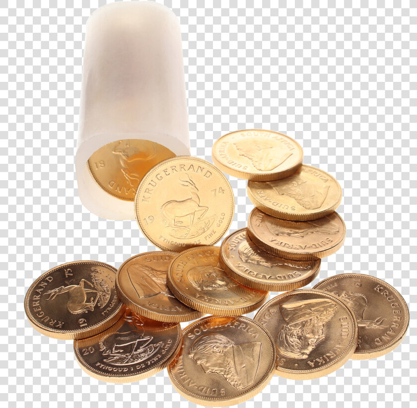 Tube Krugerrand   Gold Krugerrand Tube  HD Png DownloadTransparent PNG