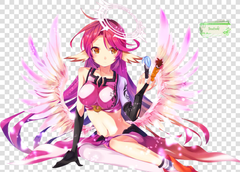 Jibril Shiro No Game No Life Ngnl Anime Manga Art Anime   No Game No Life Flügel  HD Png DownloadTransparent PNG