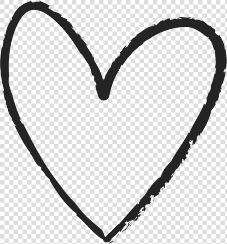 Scribble Heart Clipart Library Download   Hand Drawn Heart Outline Png  Transparent PngTransparent PNG