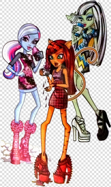 Monster High Coffin Bean Artwork Abbey  Toralei Y Frankie   Monster High Abbey Pngs  Transparent PngTransparent PNG