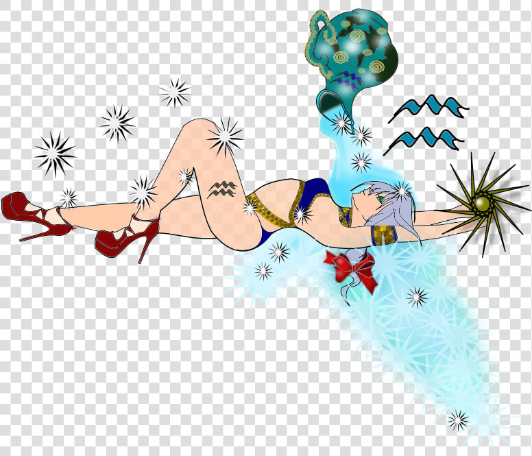 Human Behavior art fictional Character   Winter Aquarius Zodiac  HD Png DownloadTransparent PNG