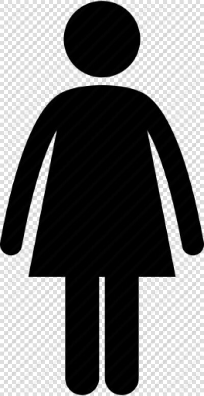 Female  Girl  Lady  Sign  Standing  Toilet  Woman Icon   Man Woman Icon White Background  HD Png DownloadTransparent PNG