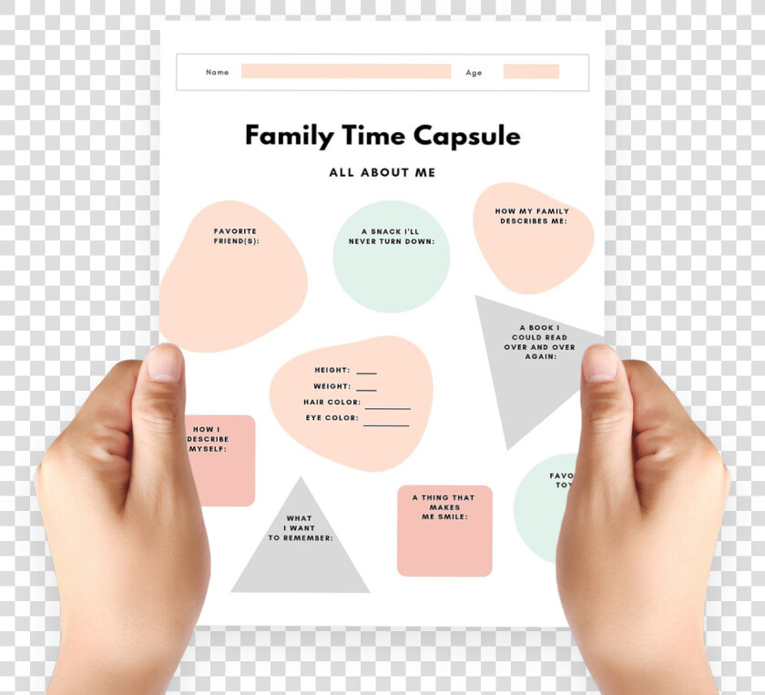 Family Time Capsule   Paper  HD Png DownloadTransparent PNG