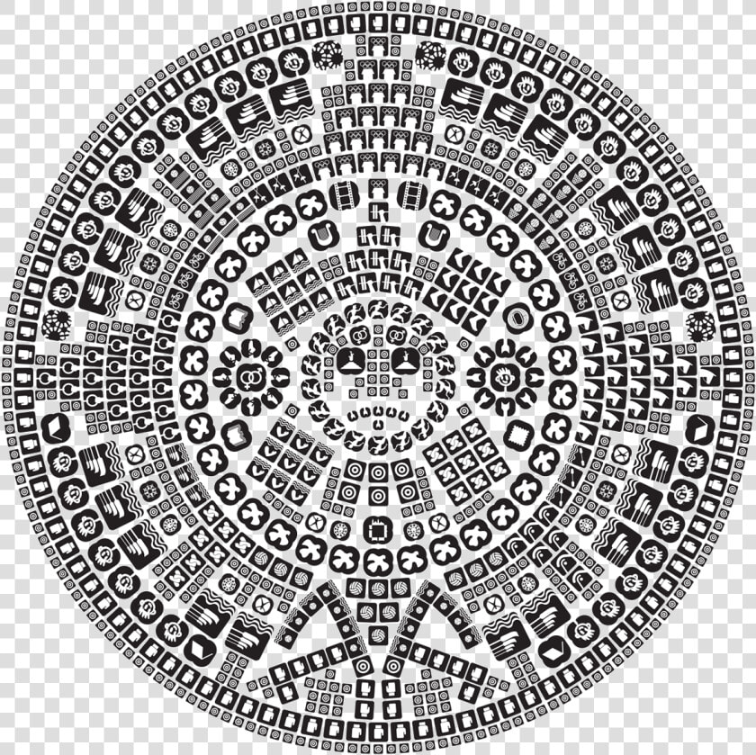 Transparent Simple Doily Clipart   Aztec Symbol Transparent Background  HD Png DownloadTransparent PNG