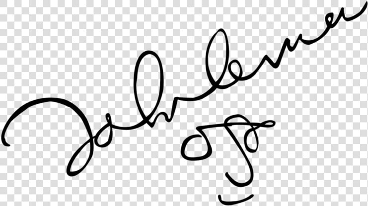 Transparent John Lennon Png   John Lennon Signature Transparent  Png DownloadTransparent PNG