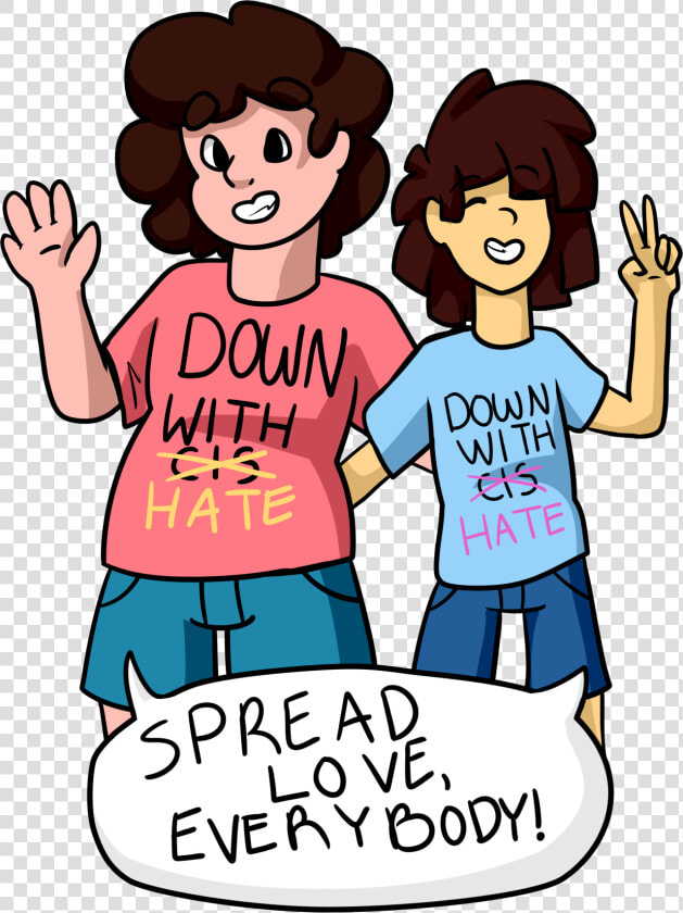 With Hate Down Wi Th Hate 5pread Love Clothing Facial   Down With Cis Shirt  HD Png DownloadTransparent PNG