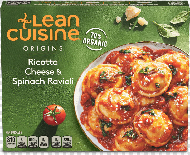 Ricotta Cheese  amp  Spinach Ravioli Image   Lean Cuisine Ricotta And Spinach Ravioli  HD Png DownloadTransparent PNG