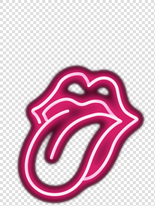  tounge  lips  kiss   Pink Rolling Stones Tongue  HD Png DownloadTransparent PNG