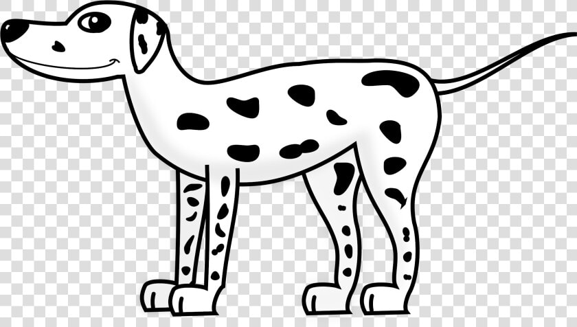 Dalmatian Dog Puppy The Hundred And One Dalmatians   Dalmatian Clipart Black And White  HD Png DownloadTransparent PNG