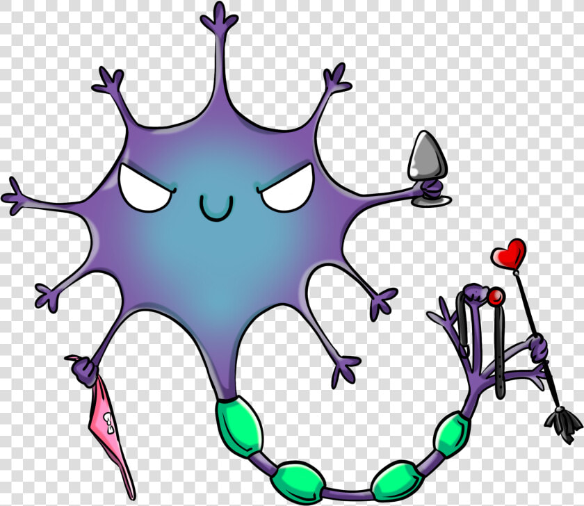 Illustration Clipart   Png Download   Naughty Neuron  Transparent PngTransparent PNG