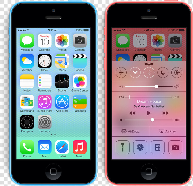 Iphone 5c Ios   Ios 7 Iphone 5c  HD Png DownloadTransparent PNG