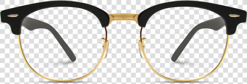 Gray Retro Half Frame Semi Rimless Gold Rimmed Glasses   Half Frame Glasses Gold  HD Png DownloadTransparent PNG