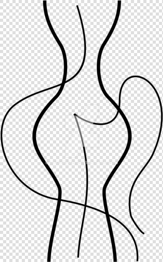 Abstract Woman Body Line Drawing   Abstract Drawing Woman Body  HD Png DownloadTransparent PNG