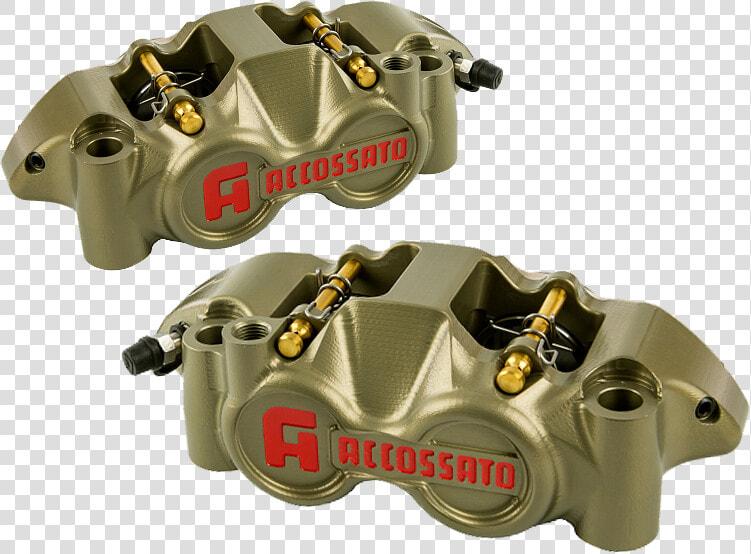 Accossato Radial Brake Caliper Set Cnc Billet 108mm   Accossato Pz 001 108 Mm  HD Png DownloadTransparent PNG