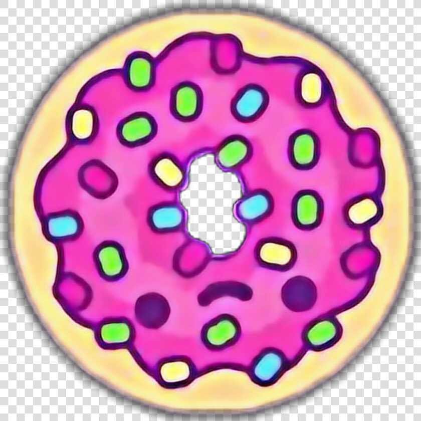 Transparent Png Tumblr Transparent Donut   Dona Kawaii  Png DownloadTransparent PNG