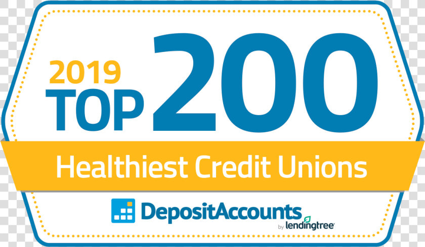 Badge Top200 2019 Creditunion   Top 200 Healthiest Banks  HD Png DownloadTransparent PNG