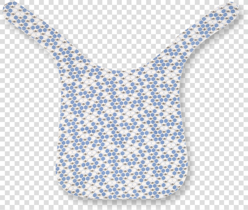 Cornflower Blue Oversized Bib   Pattern  HD Png DownloadTransparent PNG