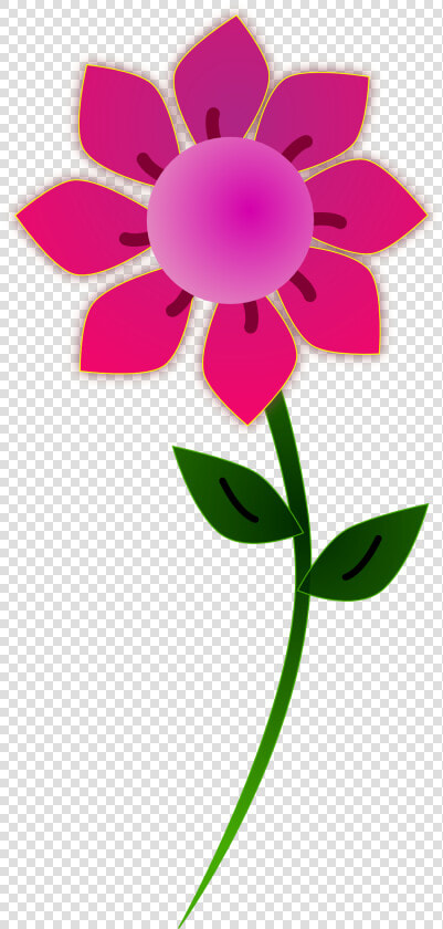 Flower clip Flowers plant Stem flowering Plant magenta wildflower   Flower Clipart Png  Transparent PngTransparent PNG