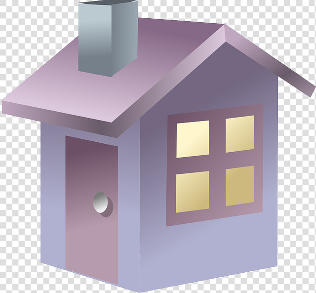 Blue 3d House Svg Clip Arts   House Clip Art  HD Png DownloadTransparent PNG