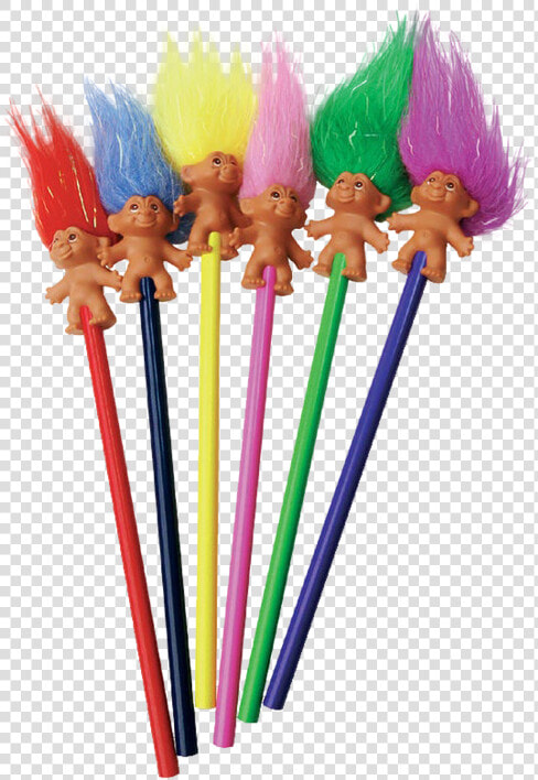  transparent  troll Doll  pencil  tp   Trolls Pencil Toppers  HD Png DownloadTransparent PNG