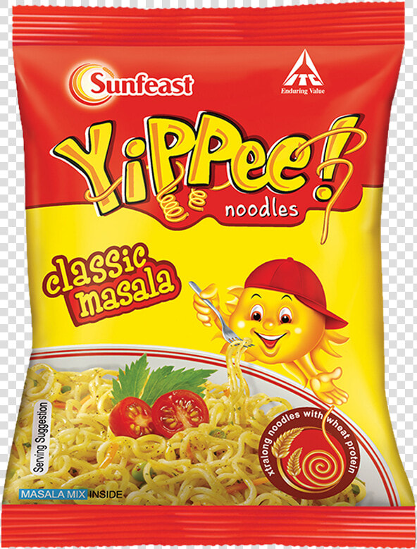 Sunfeast Yippee Noodles Classic Masala  HD Png DownloadTransparent PNG